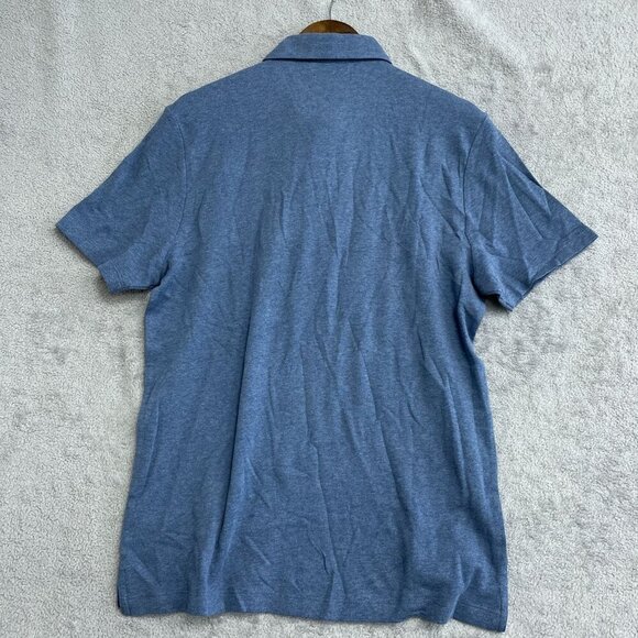 NEW Banana Republic Men's M Blue Polo Shirt 100% Cotton - Picture 3 of 9